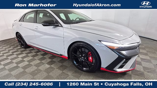 2025 Cyber Gray Hyundai Elantra N Base FWD Sedan
