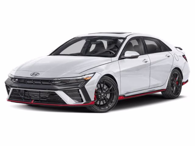 2026 Atlas White Hyundai Elantra N Base FWD Sedan
