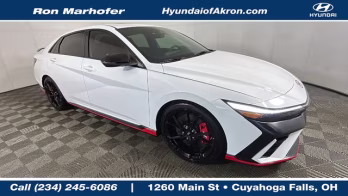 2026 Atlas White Hyundai Elantra N Base FWD Sedan