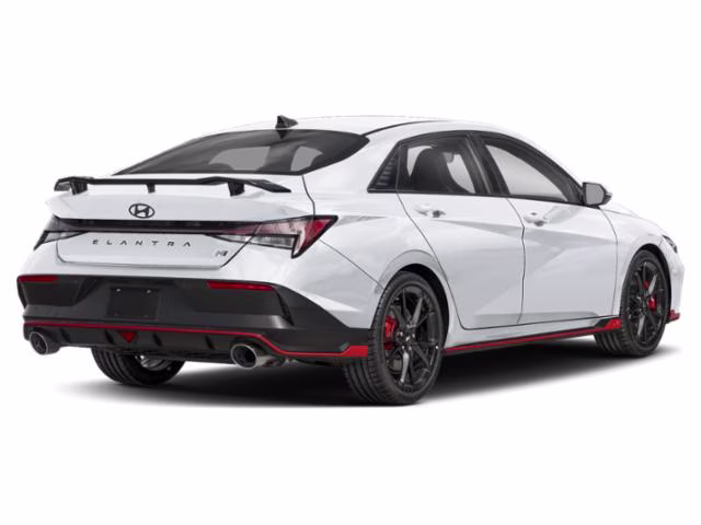 2026 Atlas White Hyundai Elantra N Base FWD Sedan