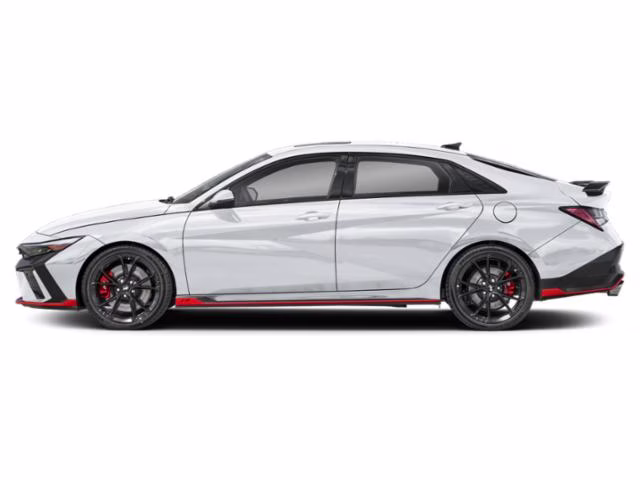 2026 Atlas White Hyundai Elantra N Base FWD Sedan