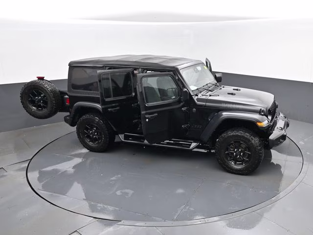 2024 Black Clearcoat Jeep Wrangler Willys 4X4 SUV