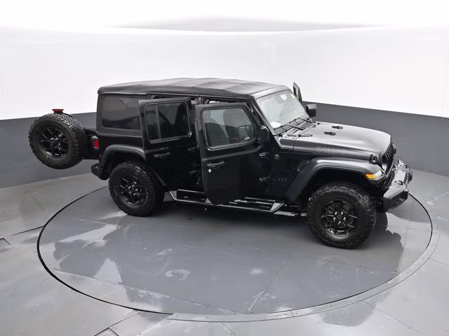 2024 Black Clearcoat Jeep Wrangler Willys 4X4 SUV