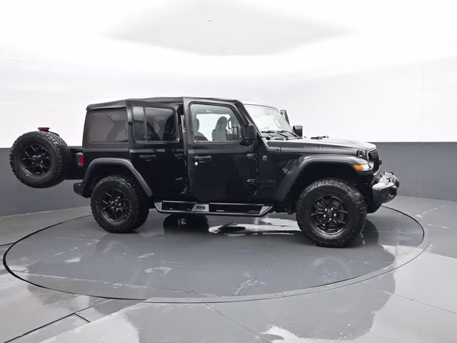 2024 Black Clearcoat Jeep Wrangler Willys 4X4 SUV