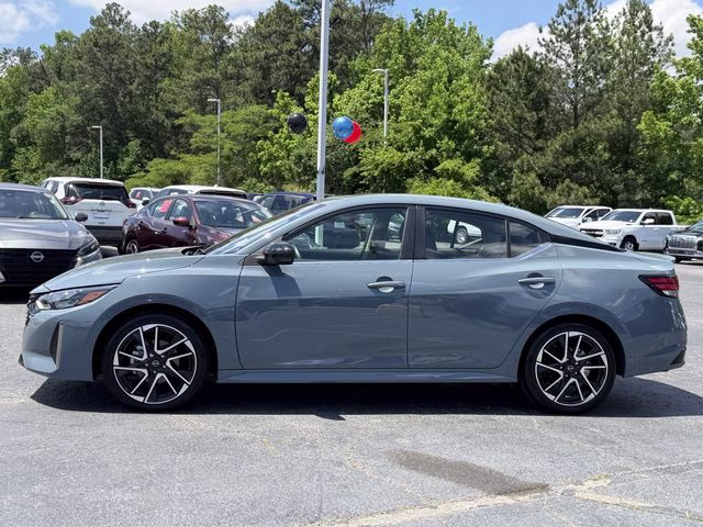2024 Atlantic Gray Metallic Nissan Sentra SR FWD Sedan