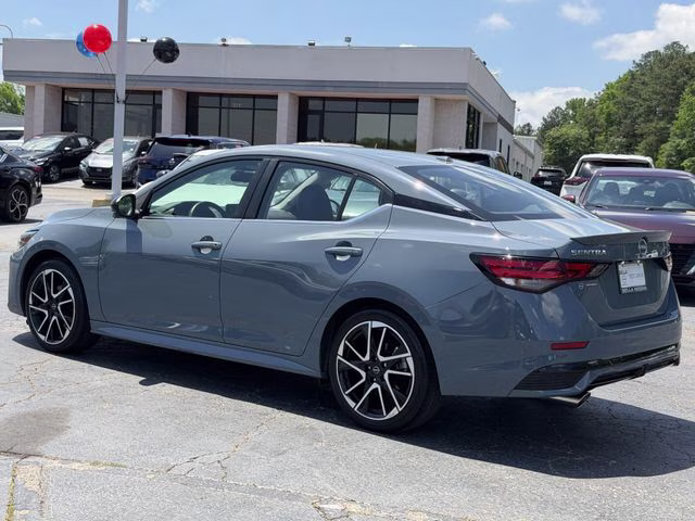 2024 Atlantic Gray Metallic Nissan Sentra SR FWD Sedan