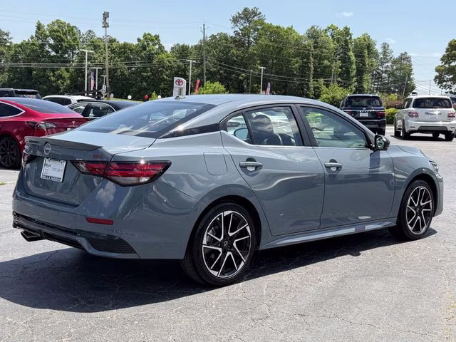 2024 Atlantic Gray Metallic Nissan Sentra SR FWD Sedan