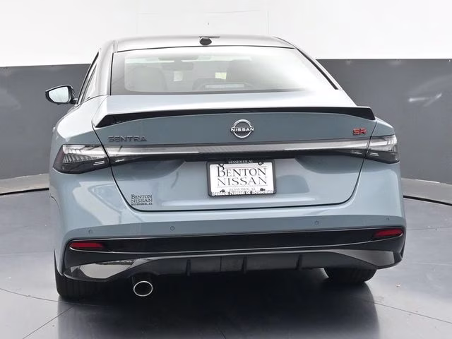 2026 Atlantic Gray/Super Black Nissan Sentra SR FWD Sedan