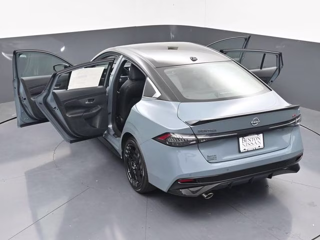 2026 Atlantic Gray/Super Black Nissan Sentra SR FWD Sedan