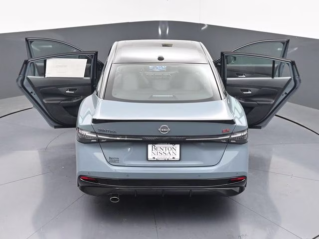2026 Atlantic Gray/Super Black Nissan Sentra SR FWD Sedan