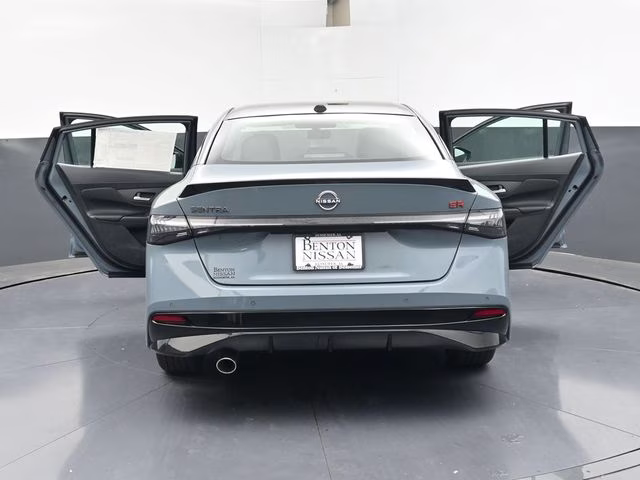 2026 Atlantic Gray/Super Black Nissan Sentra SR FWD Sedan