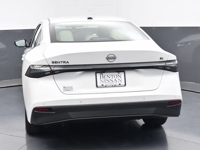 2026 Aspen White Tricoat Nissan Sentra SL FWD Sedan