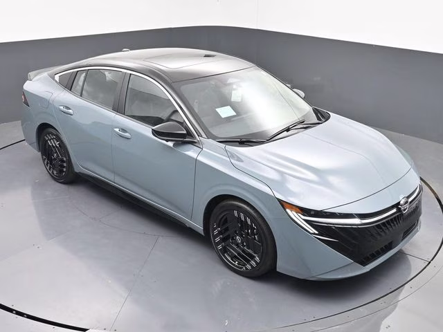 2026 Atlantic Gray/Super Black Nissan Sentra SR FWD Sedan