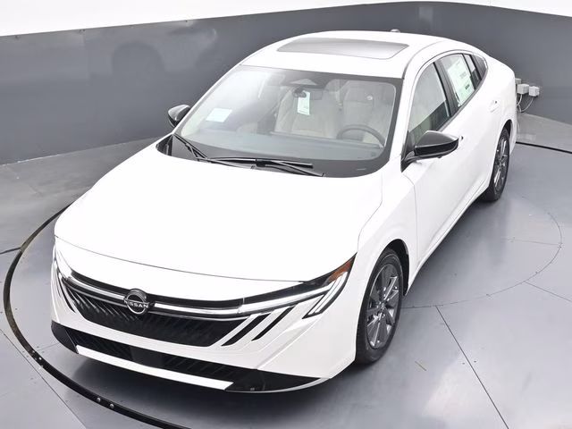 2026 Aspen White Tricoat Nissan Sentra SL FWD Sedan
