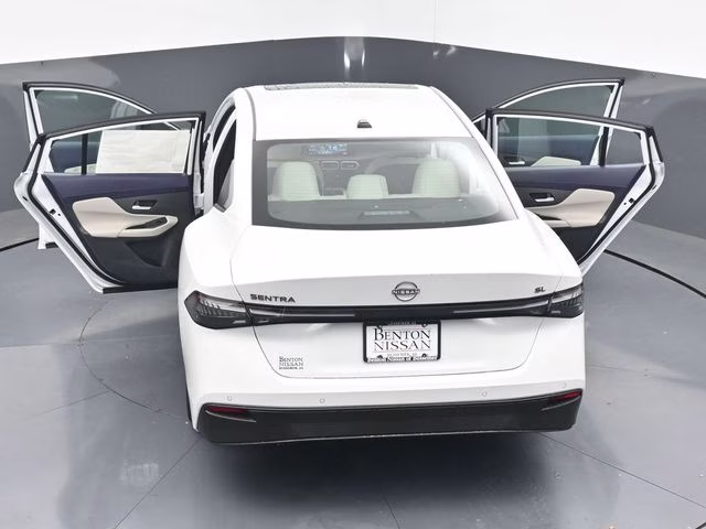 2026 Aspen White Tricoat Nissan Sentra SL FWD Sedan