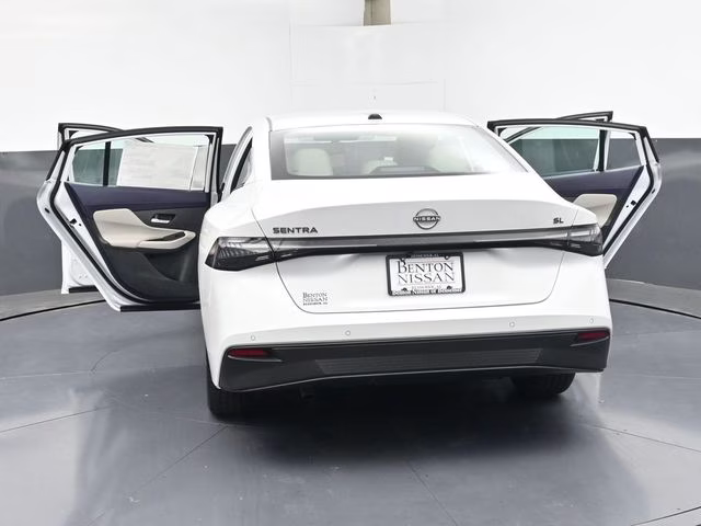 2026 Aspen White Tricoat Nissan Sentra SL FWD Sedan