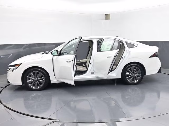 2026 Aspen White Tricoat Nissan Sentra SL FWD Sedan