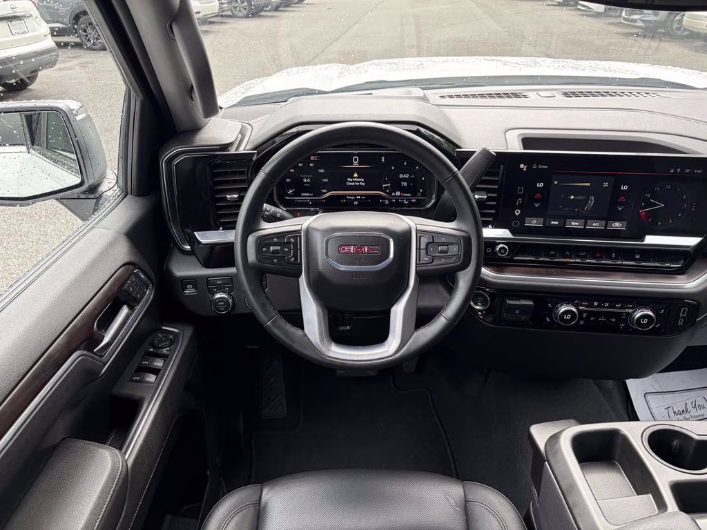 2025 Summit White GMC Sierra 1500 SLT 4X4 Truck