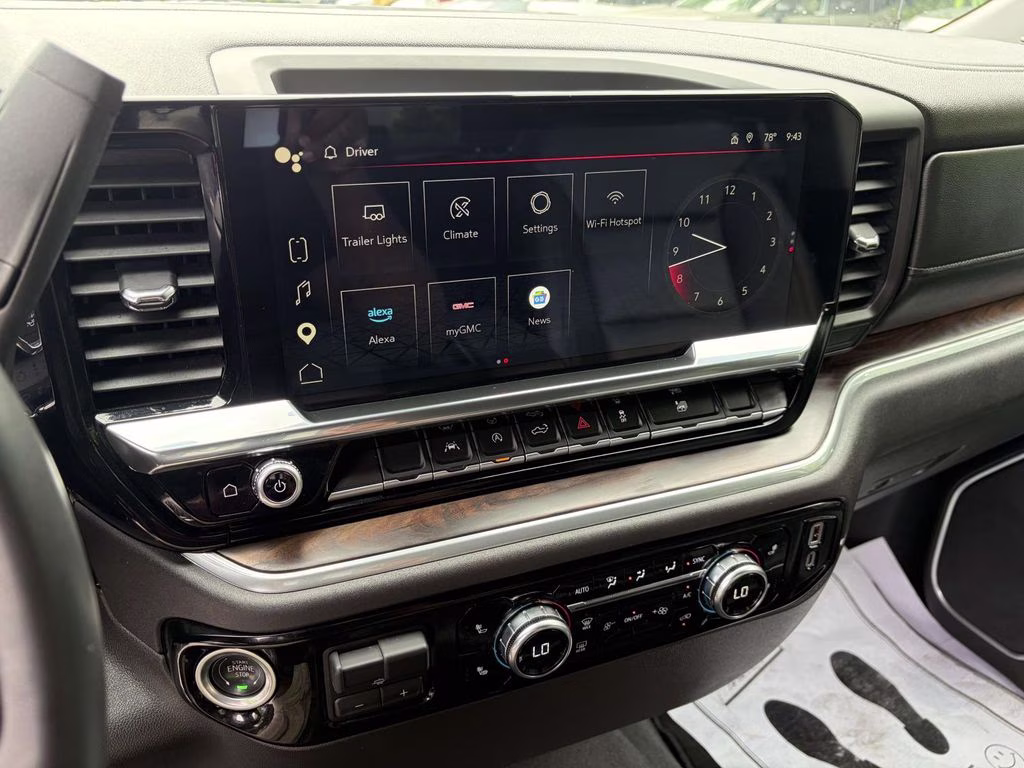 2025 Summit White GMC Sierra 1500 SLT 4X4 Truck