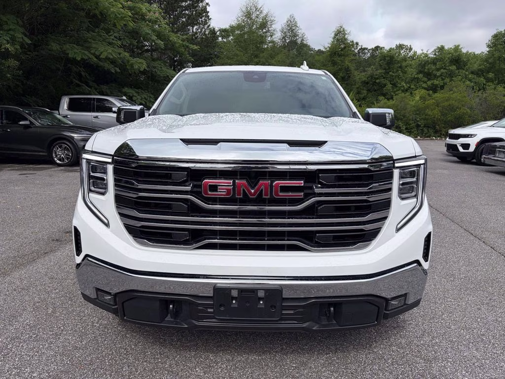 2025 Summit White GMC Sierra 1500 SLT 4X4 Truck
