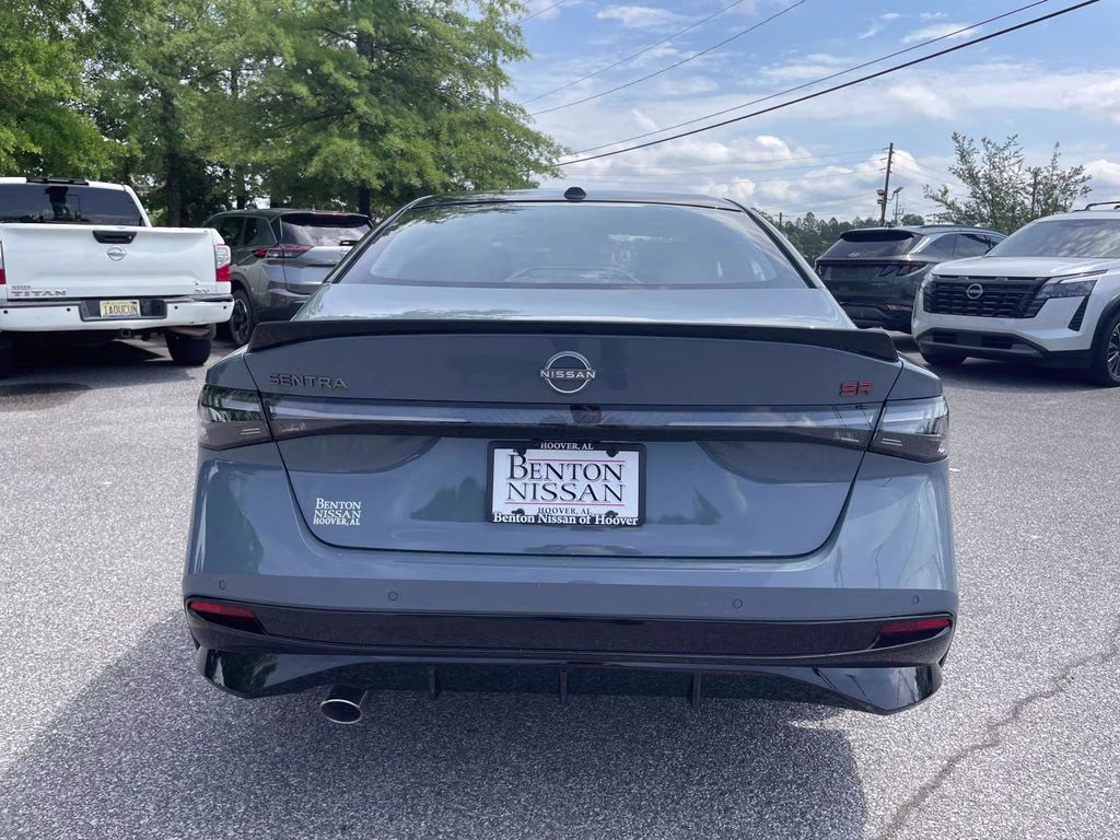 2026 Atlantic Gray/Super Black Nissan Sentra SR FWD Sedan