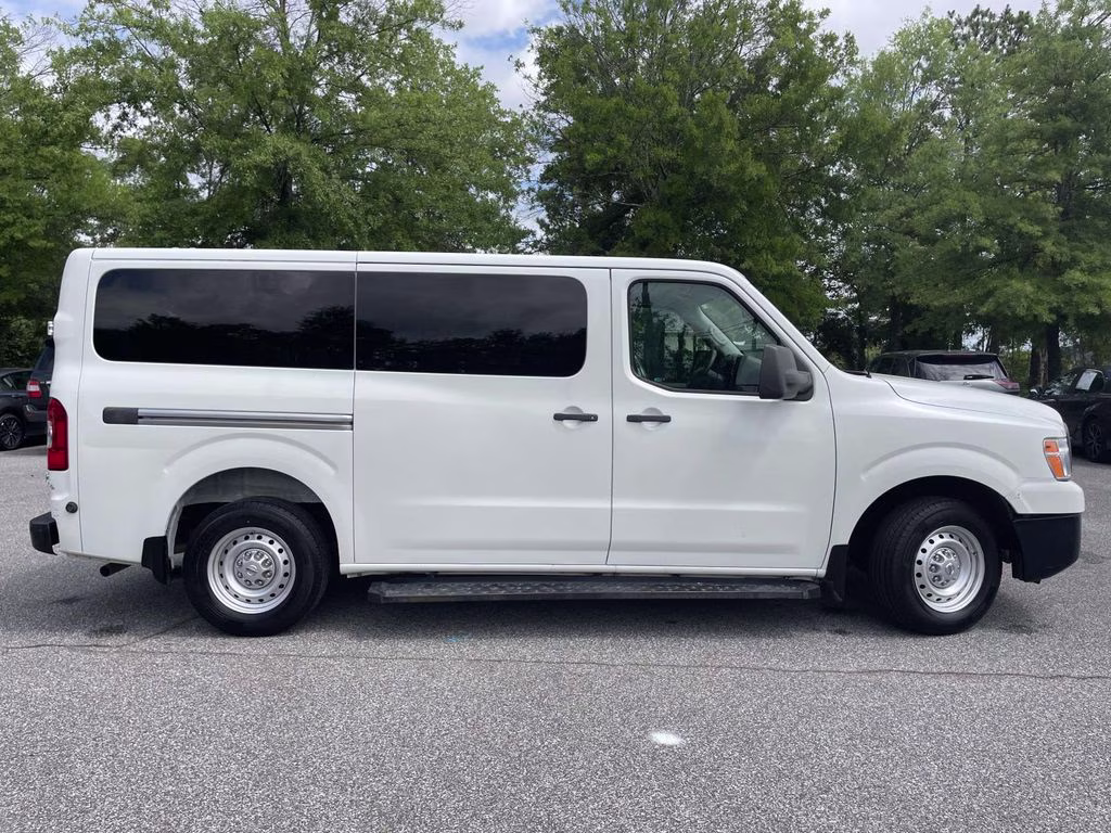 2017 Pearl White Nissan NV Passenger S RWD Van