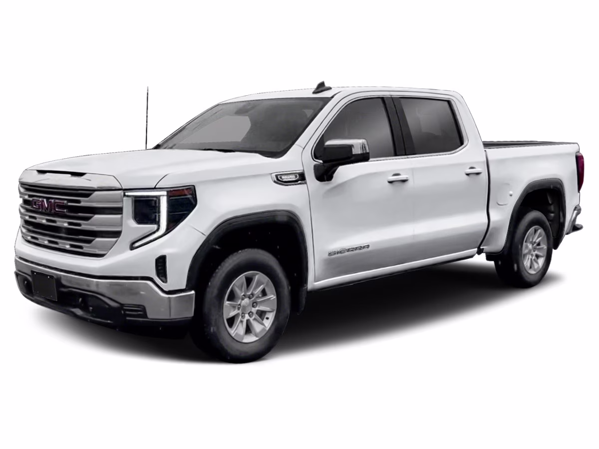2025 Summit White GMC Sierra 1500 SLT 4X4 Truck
