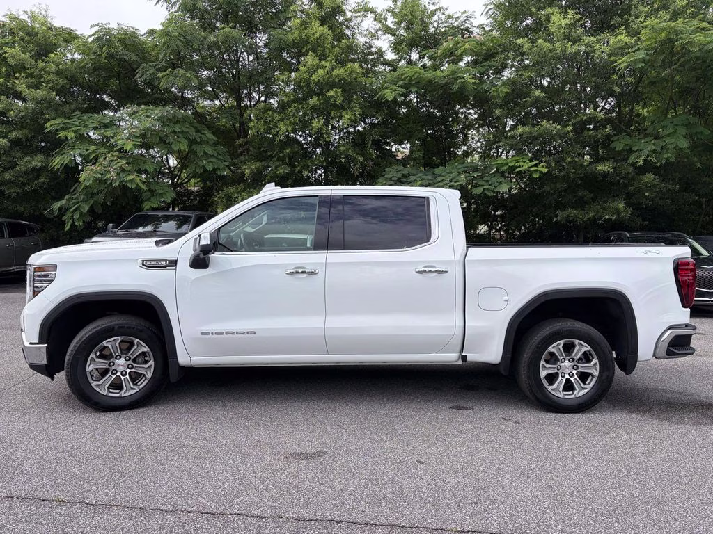 2025 Summit White GMC Sierra 1500 SLT 4X4 Truck