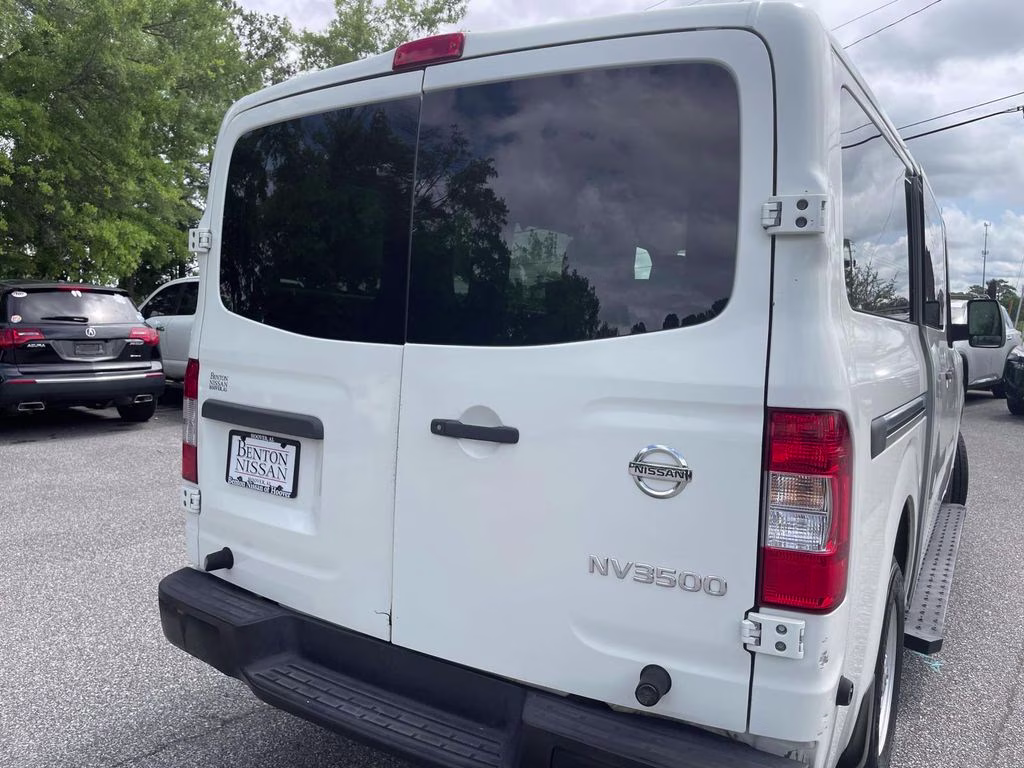 2017 Pearl White Nissan NV Passenger S RWD Van