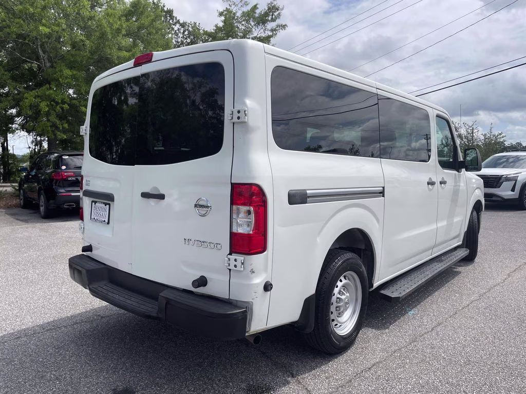 2017 Pearl White Nissan NV Passenger S RWD Van