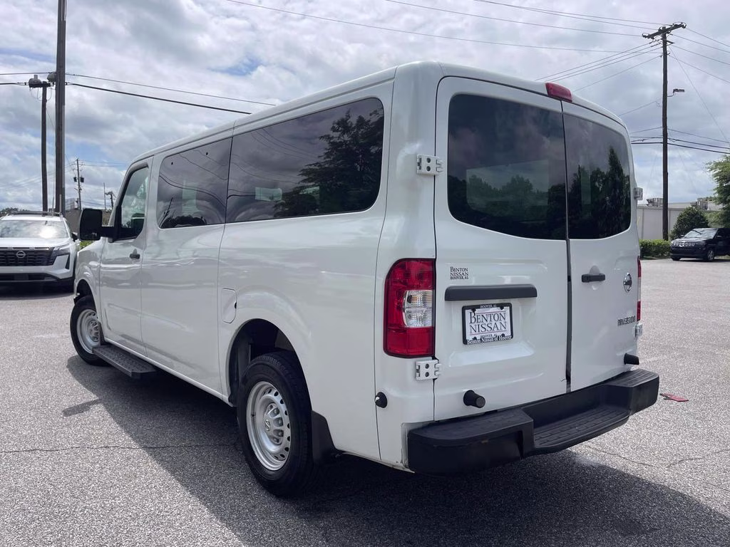 2017 Pearl White Nissan NV Passenger S RWD Van