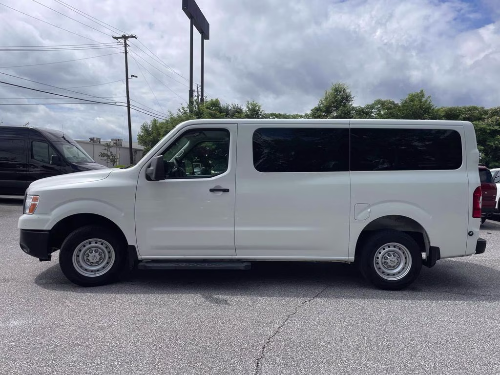 2017 Pearl White Nissan NV Passenger S RWD Van