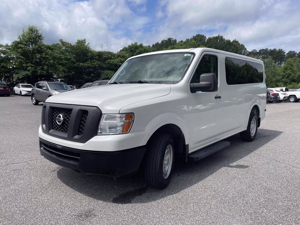 2017 Pearl White Nissan NV Passenger S RWD Van