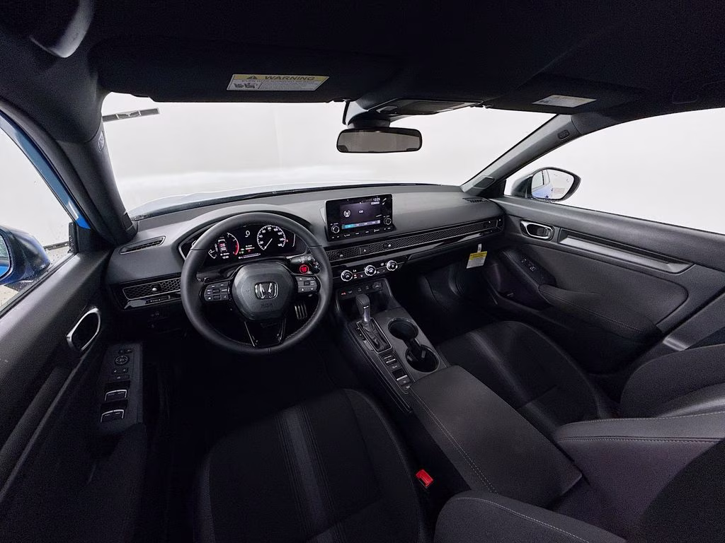 2026 Boost Blue Pearl Honda Civic Sport FWD Hatchback