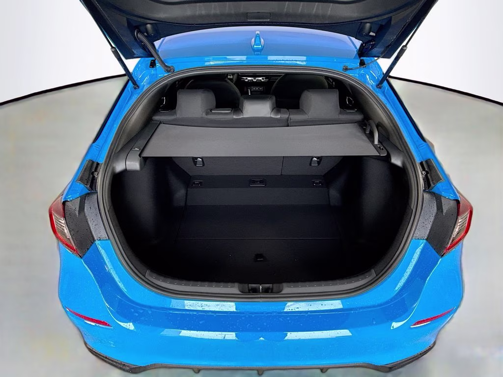 2026 Boost Blue Pearl Honda Civic Sport FWD Hatchback