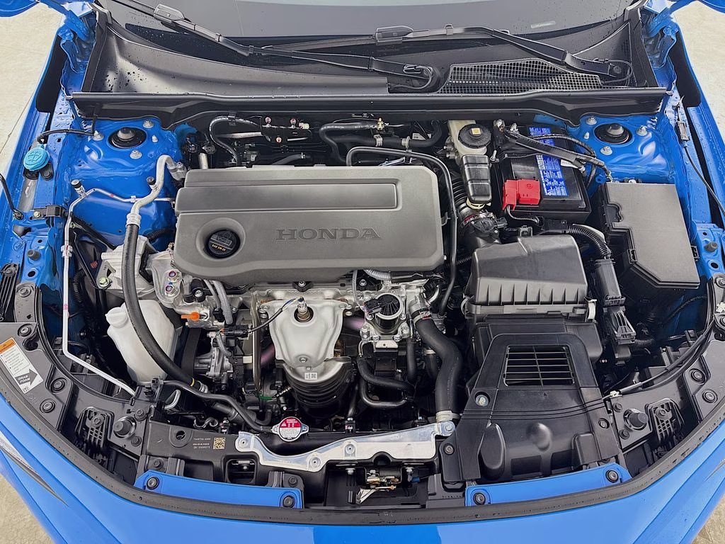 2026 Boost Blue Pearl Honda Civic Sport FWD Hatchback