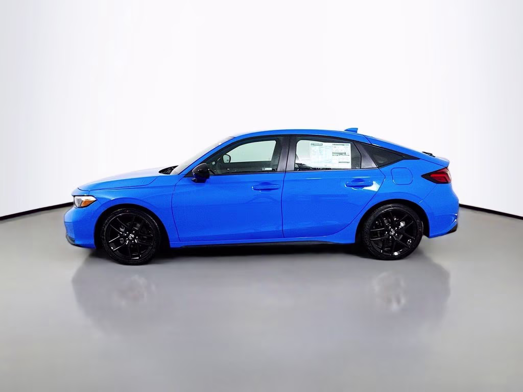 2026 Boost Blue Pearl Honda Civic Sport FWD Hatchback