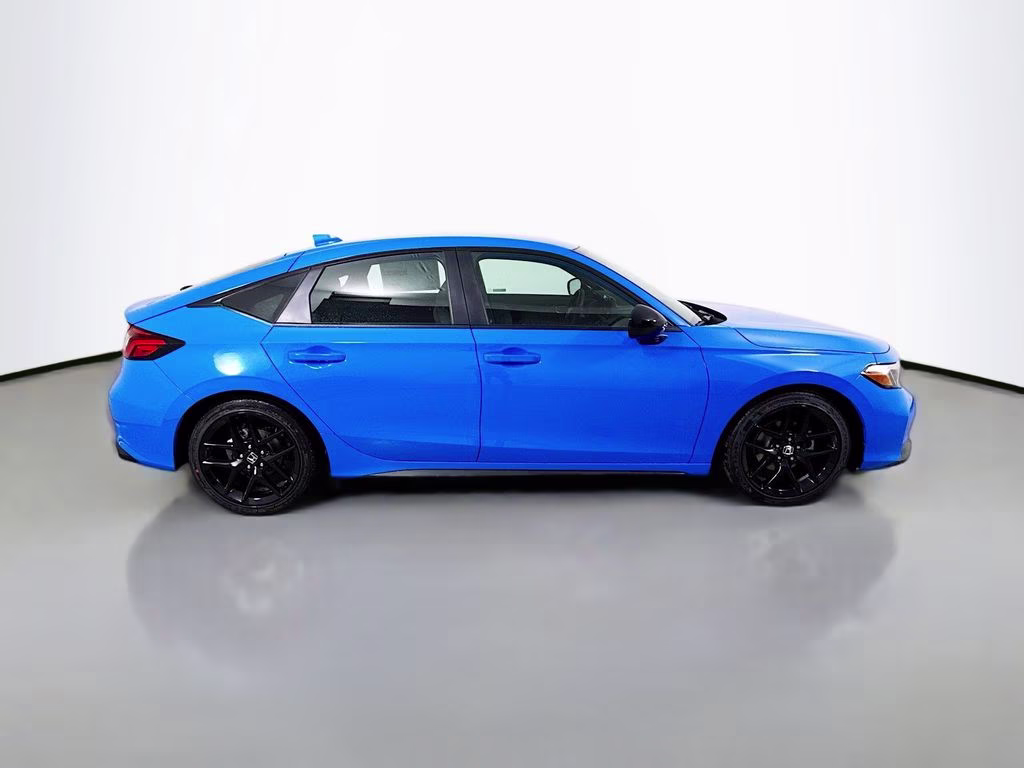 2026 Boost Blue Pearl Honda Civic Sport FWD Hatchback