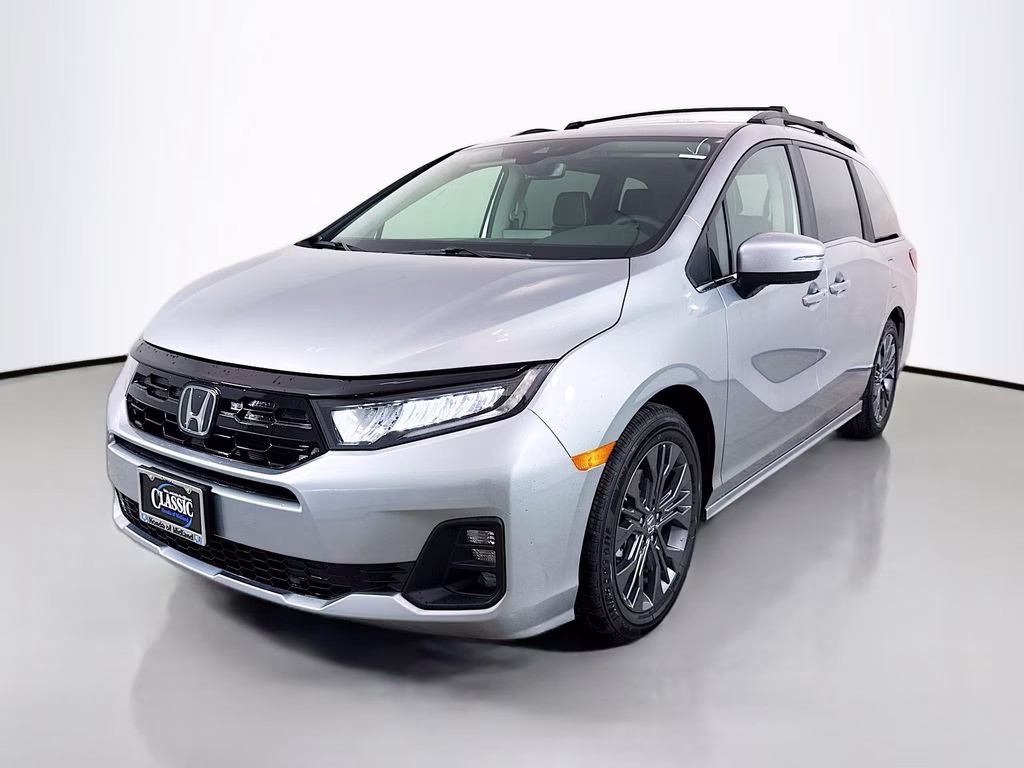 2026 Solar Silver Metallic Honda Odyssey Touring FWD Van