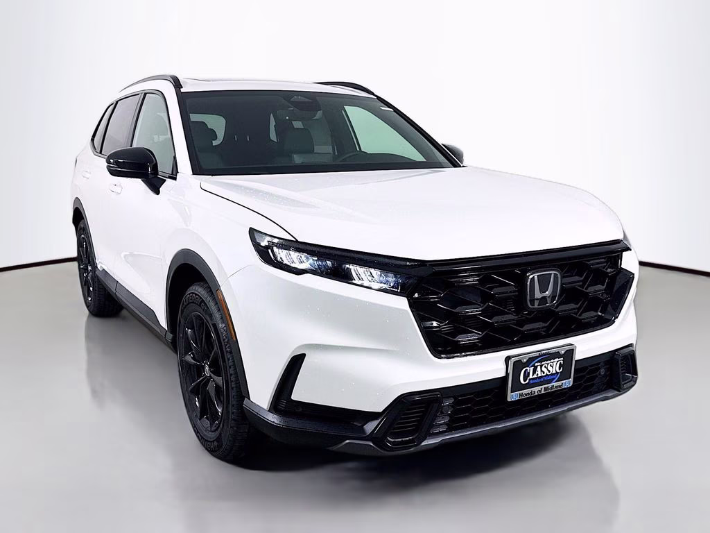 2026 Platinum White Pearl Honda CR-V Hybrid Sport-L AWD SUV