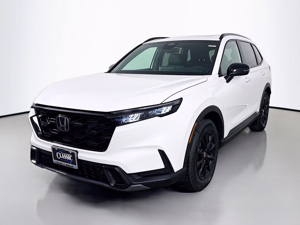 2026 Platinum White Pearl Honda CR-V Hybrid Sport-L AWD SUV