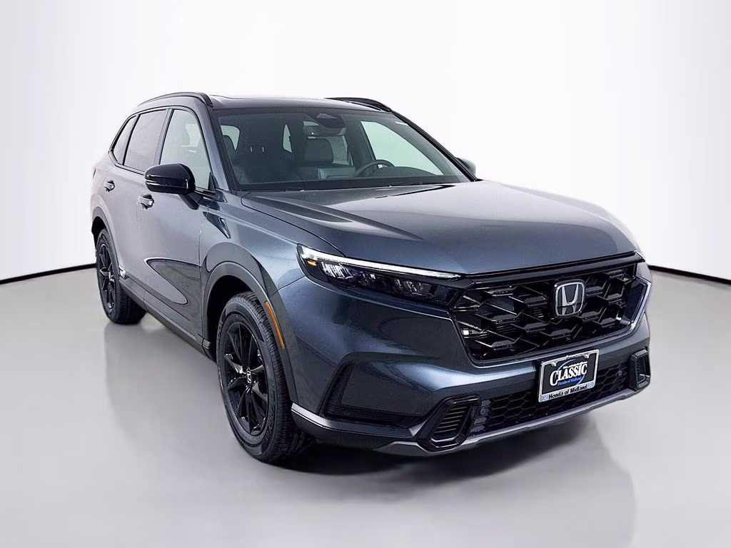 2026 Meteorite Gray Metallic Honda CR-V Hybrid Sport-L AWD SUV
