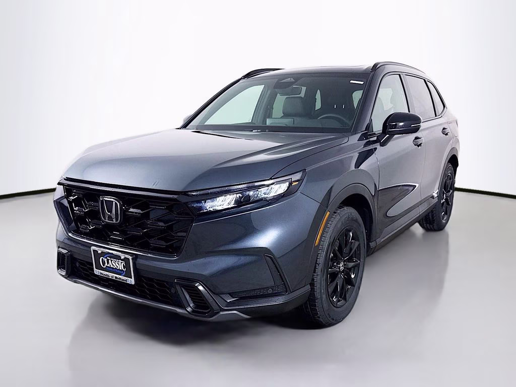 2026 Meteorite Gray Metallic Honda CR-V Hybrid Sport-L AWD SUV