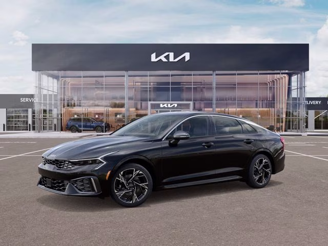 2026 Aurora Black Pearl Kia K5 GT-Line AWD Sedan