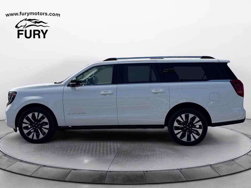 2025 Star White Metallic Tri-Coat Ford Expedition Max Platinum w/Drivers Package 4X4 SUV