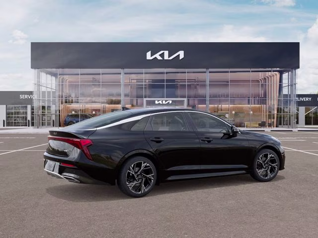 2026 Aurora Black Pearl Kia K5 GT-Line AWD Sedan