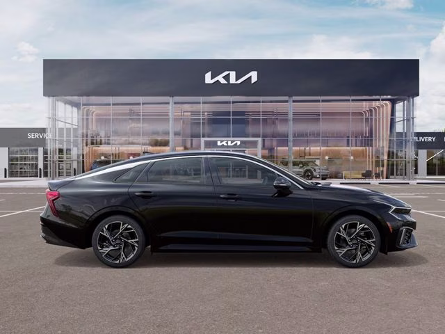2026 Aurora Black Pearl Kia K5 GT-Line AWD Sedan