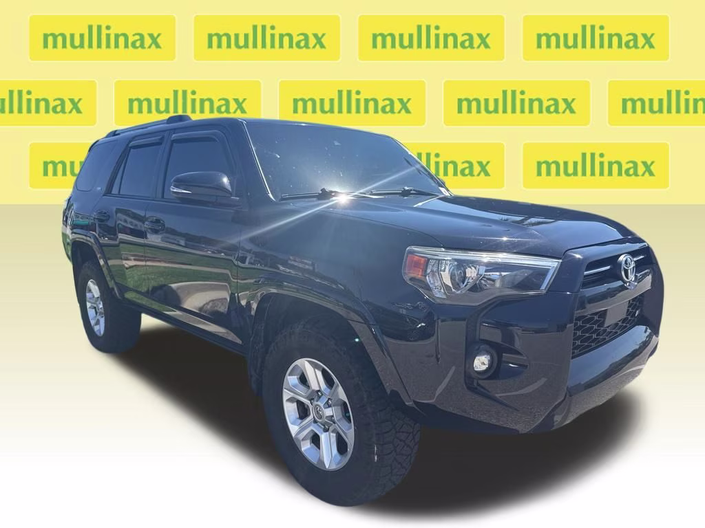 2021 Midnight Black Metallic Toyota 4Runner SR5 Premium 4X4 SUV