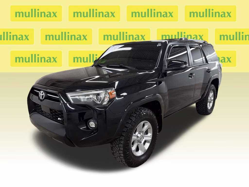 2021 Midnight Black Metallic Toyota 4Runner SR5 Premium 4X4 SUV