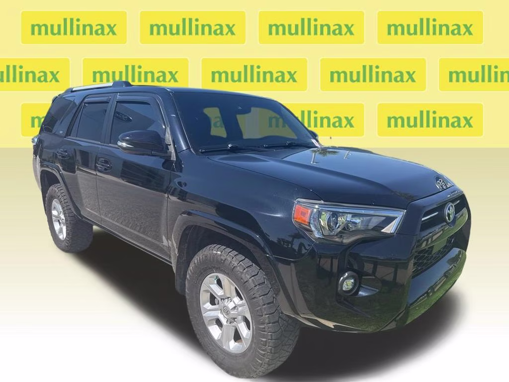 2021 Midnight Black Metallic Toyota 4Runner SR5 Premium 4X4 SUV